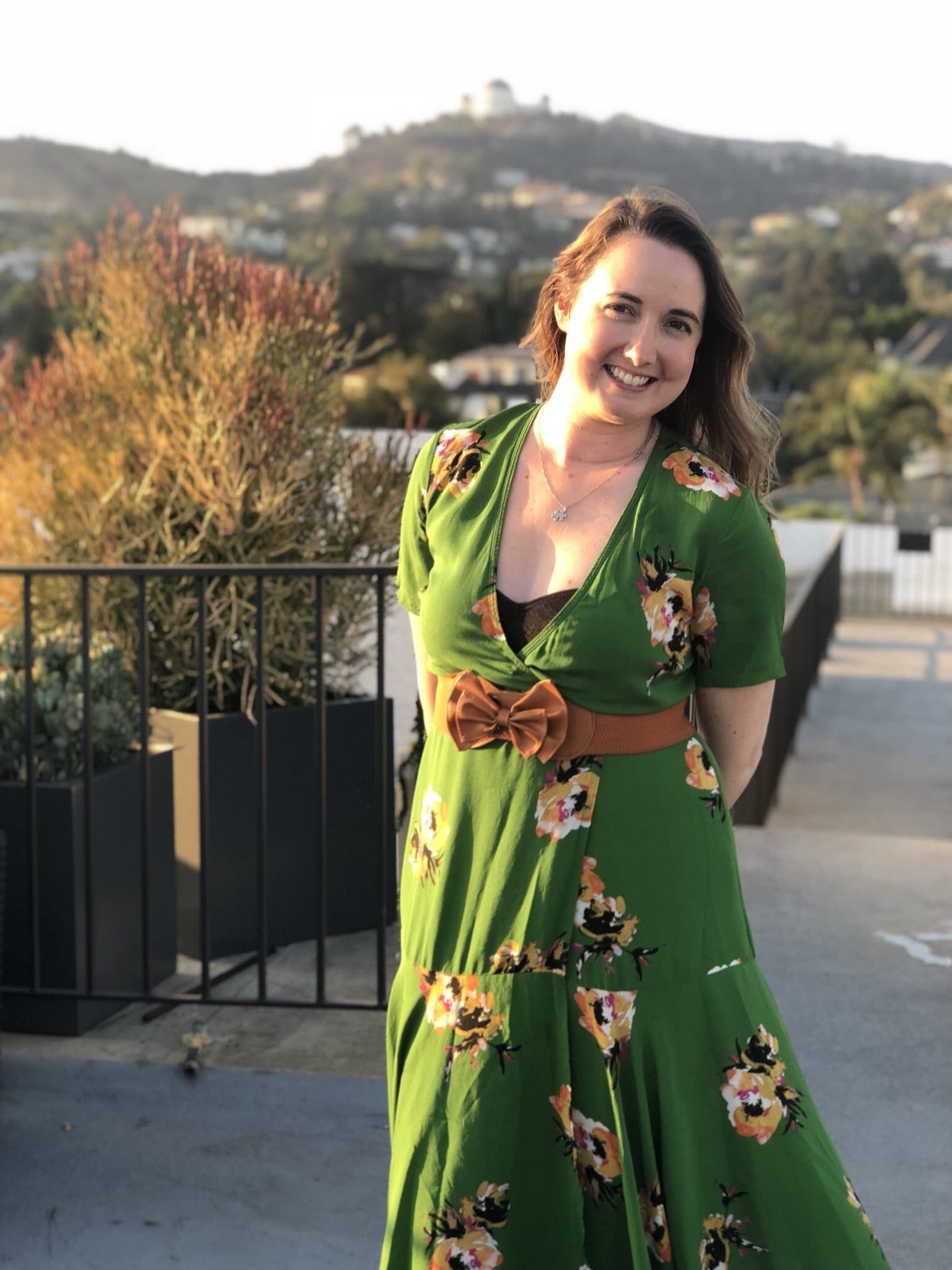 alc cora wrap dress