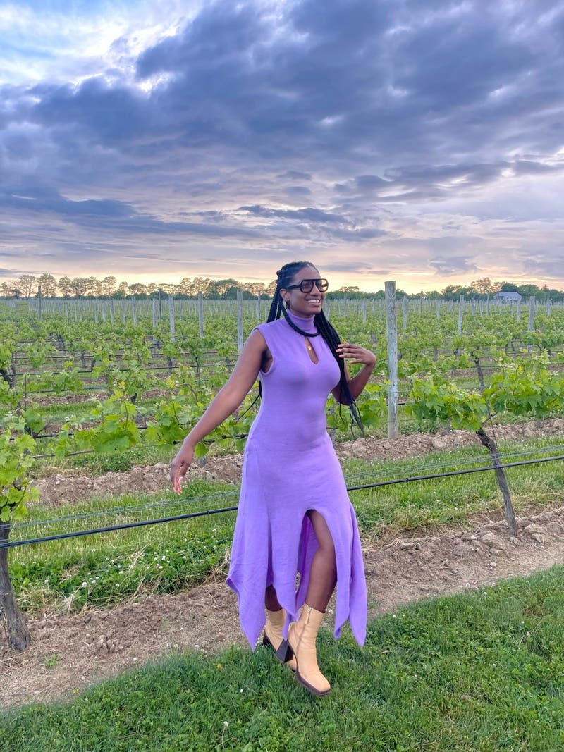 Keyhole Handkerchief Hem Dress by Thebe Magugu | Rent the Runway