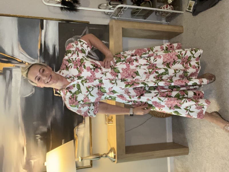 Violet Floral Midi Dress by Ted Baker London | Rent the Runway