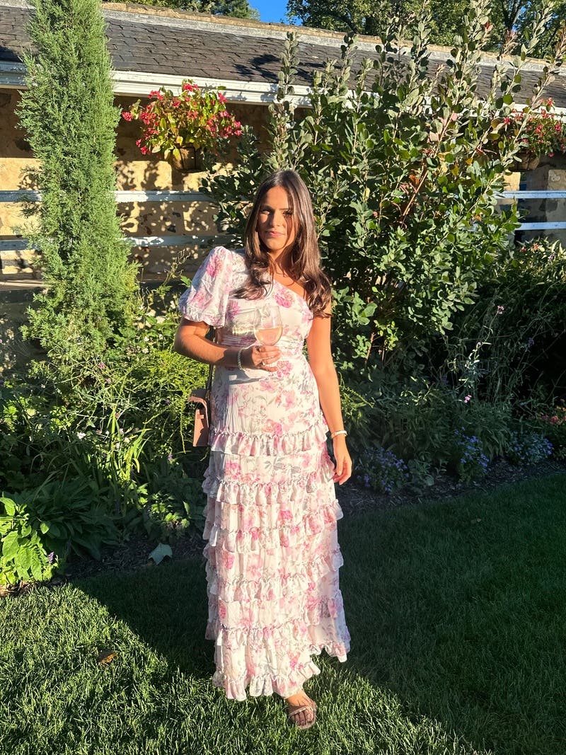 ワンピース ruimeme antique flower high neck dress Vintage Floral Gown by One33 Social | Rent the Runway