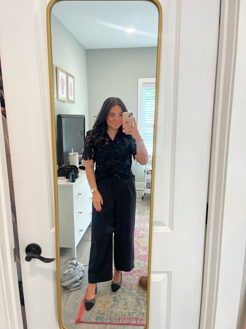 Addison Roja Lace Top by Milly | Rent the Runway