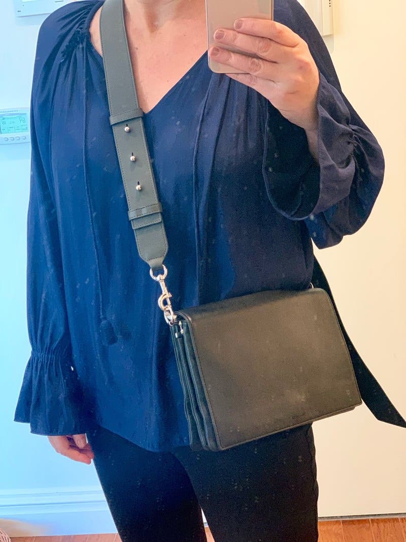 santan　Style ブラック Black Zep Box Bag by AllSaints | Rent the Runway