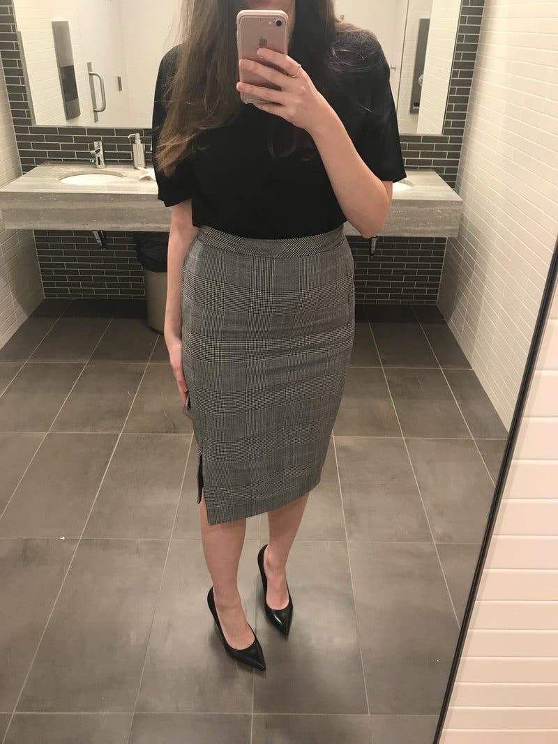 Zip Front Pencil Skirt by Theory | Rent the Runway