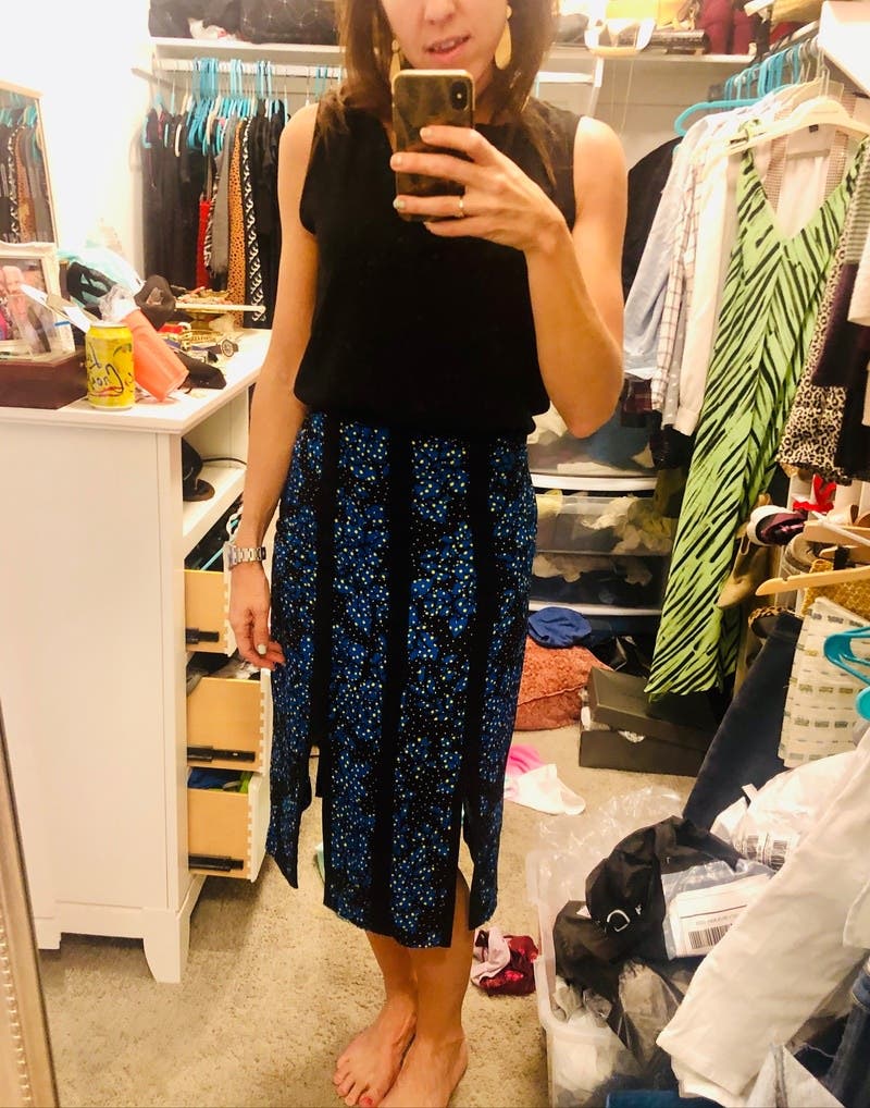 【BLUELEA】 Jacquard skirt 黒38 BLUELEA】 Jacquard skirt 黒38