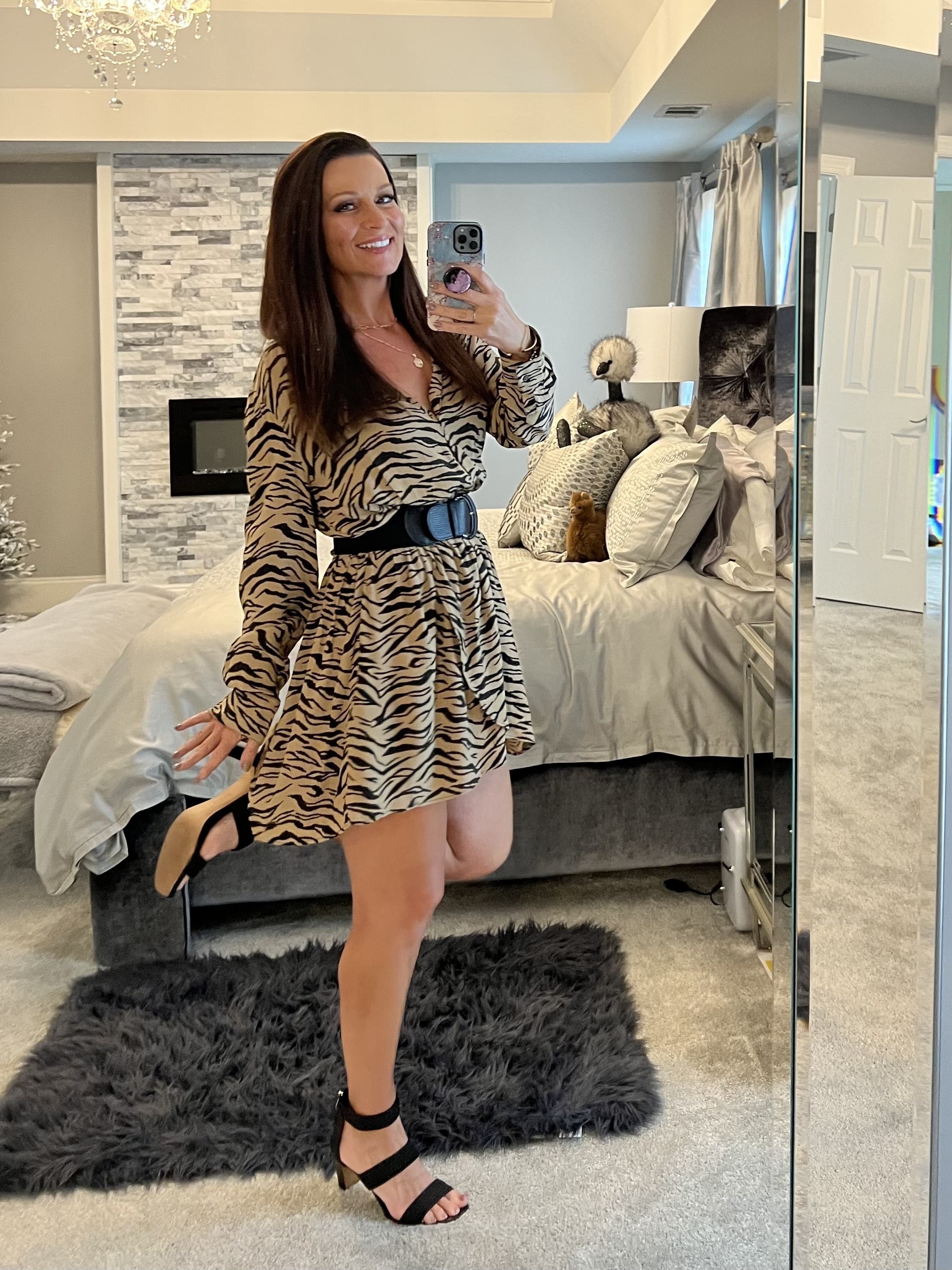 Rinka Tiger Dress by Zadig & Voltaire | Rent the Runway