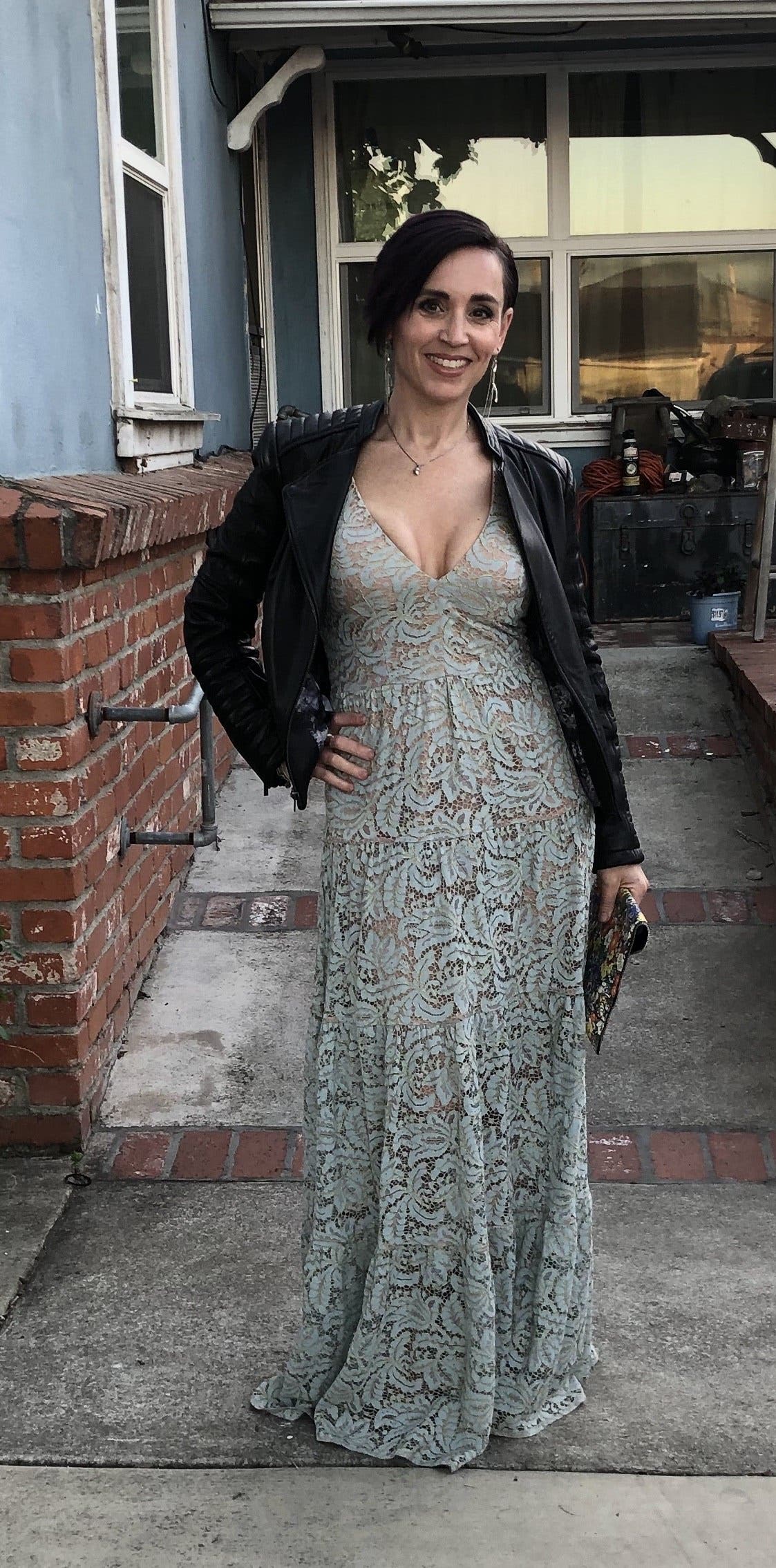 Blue Melina Lace Maxi by Dress The Population | Rent the Runway Blue Melina Lace Maxi by Dress The Population | Rent the Runway