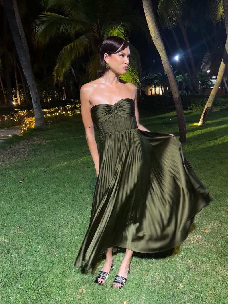 Amur Belle Pleated Dress