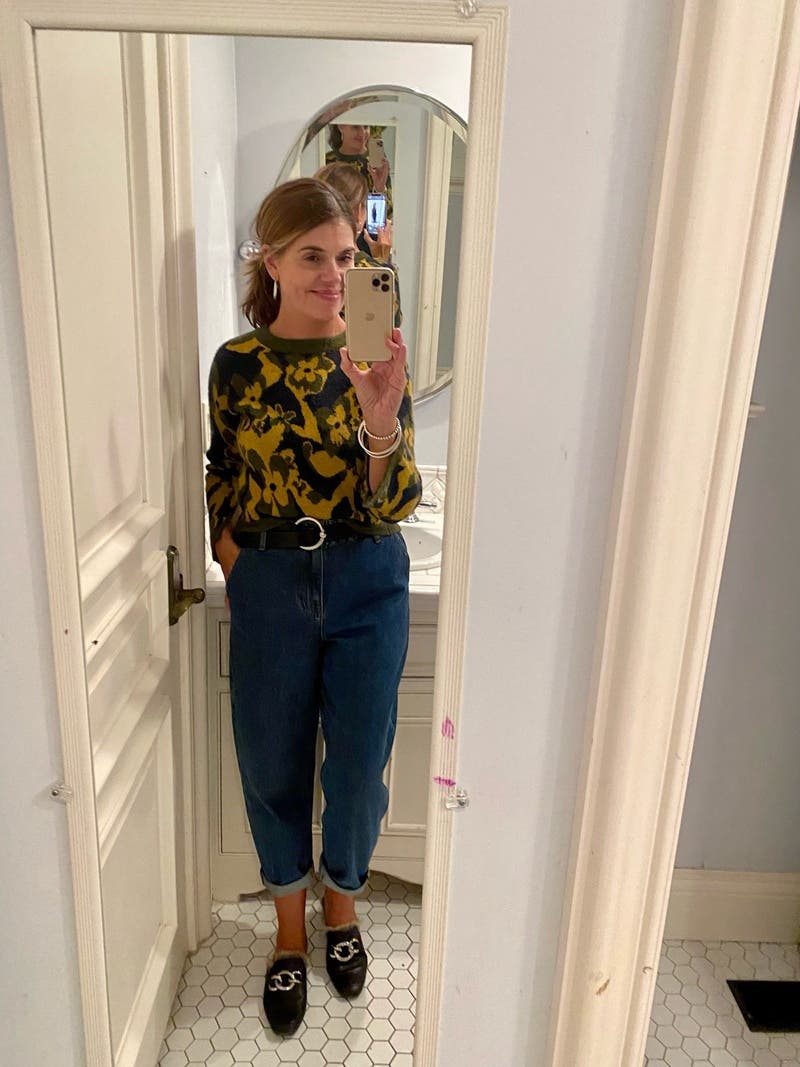 Indigo Balloon Jeans by Madewell | Rent the Runway