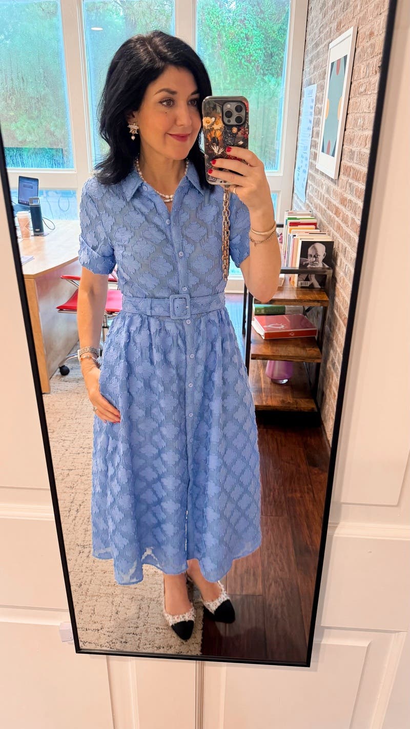 Spade Flower Belted Shirtdress by kate spade new york | Rent