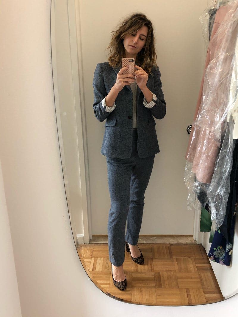Hazel Herringbone Blazer by rag & bone | Rent the Runway
