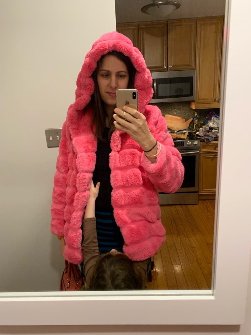 Fuchsia Goldie Faux Fur Coat by Apparis | Rent the Runway