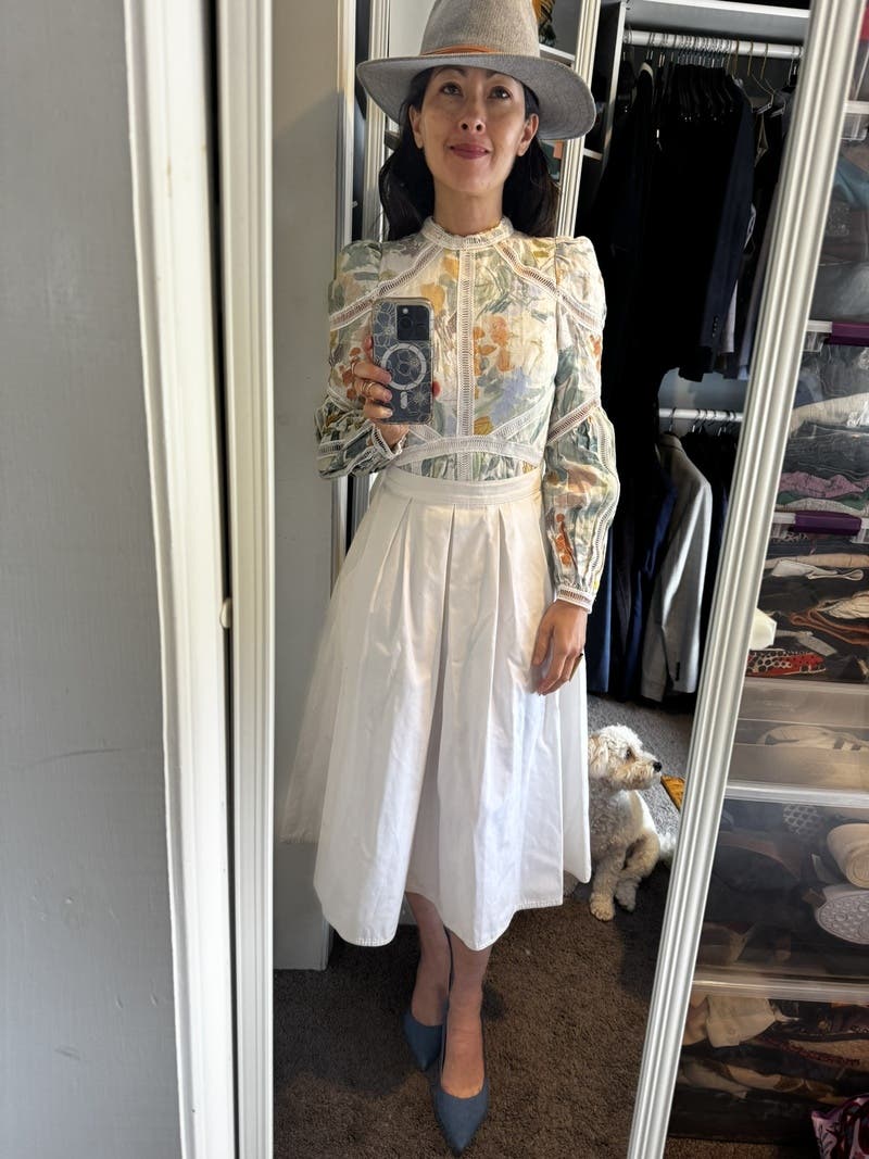 chinese dress ladies Silk Linen Short Sleeve Floral Print Dress – Terijon.com main image 1