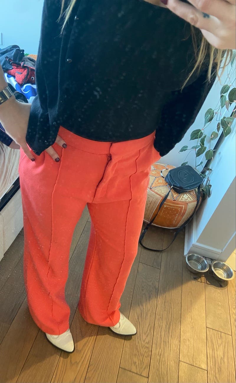 パンツ Victoria Beckham 1125WTR006041B Trousers Clear Blue Victoria Trousers by Victoria Victoria Beckham | Rent the Runway
