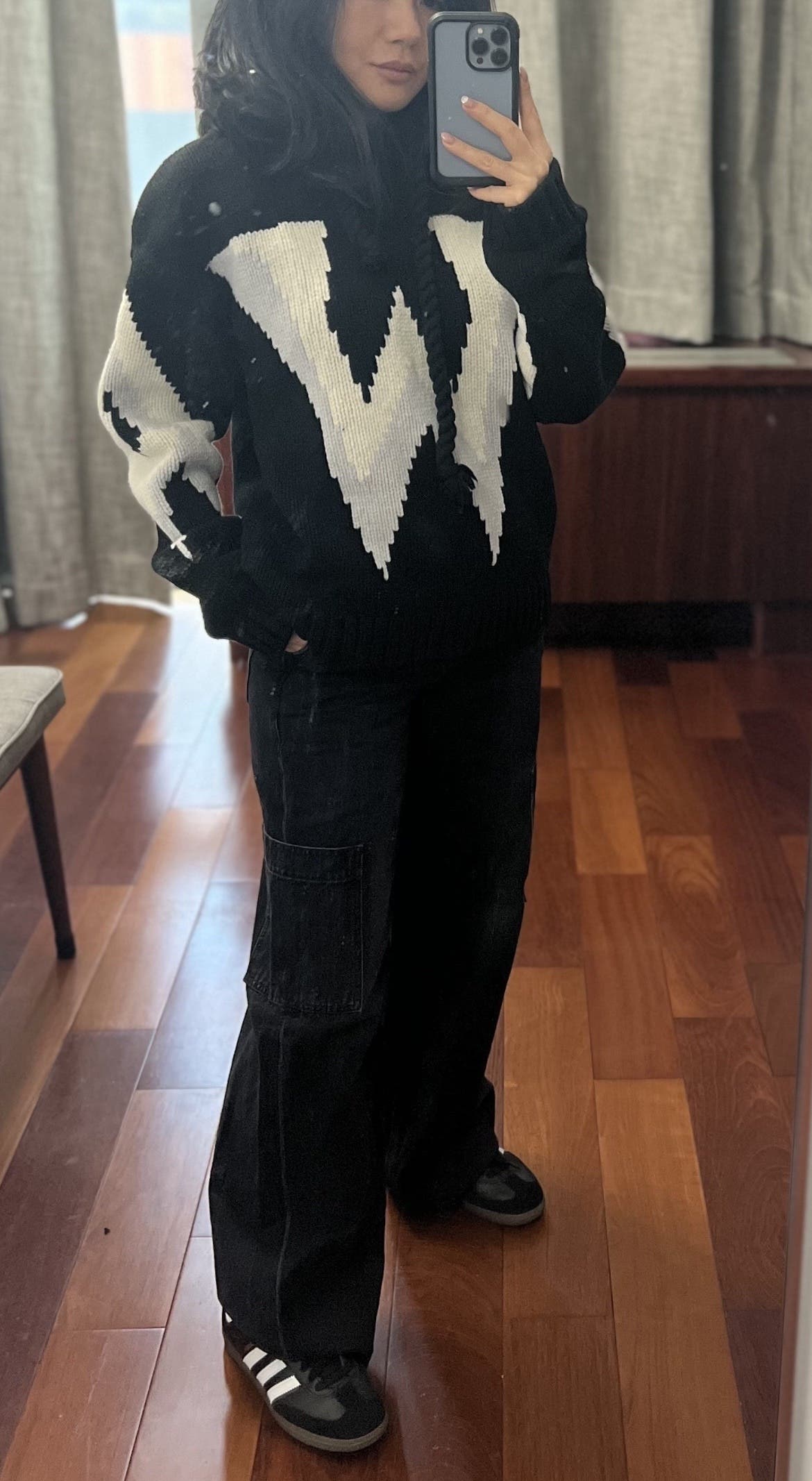 Gothic Logo Knit Hoodie by JW Anderson | Rent the Runway