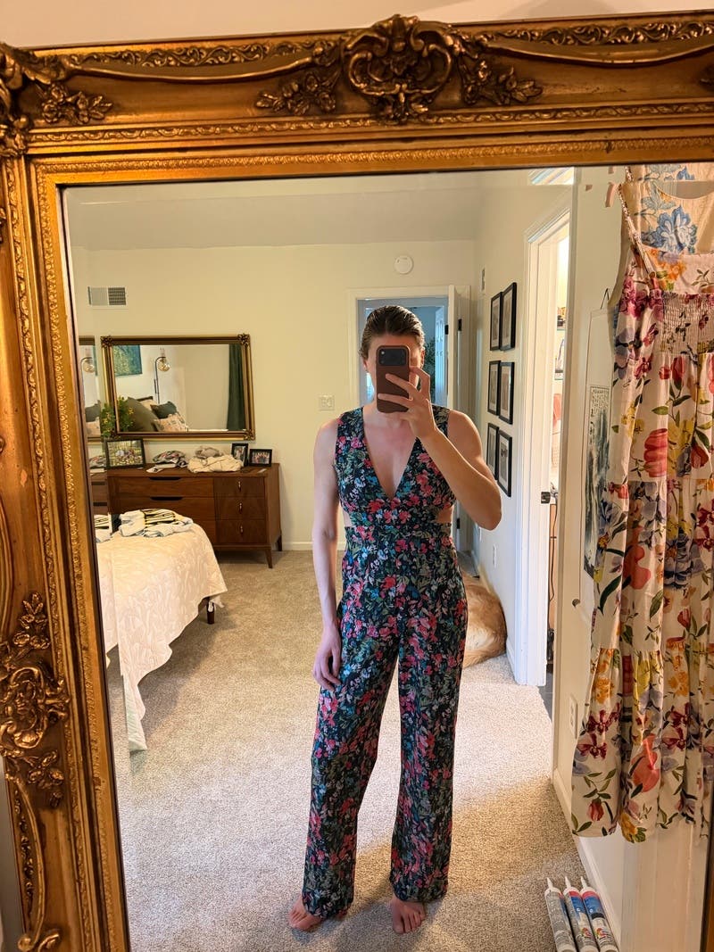 Floral Print Jumpsuit by Aidan AIDAN MATTOX | Rent the Runway