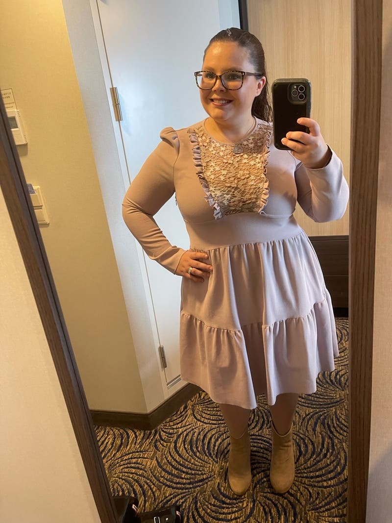 Rielle riche Russell Lace Dress (ベージュ) Rielle riche Russell Lace Dress (ベージュ)