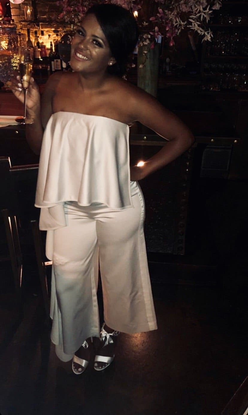 Cream Cecilia Jumpsuit by Solace London | Rent the Runway
