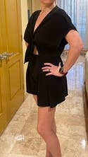 Black Kent Romper by Jay Godfrey for 