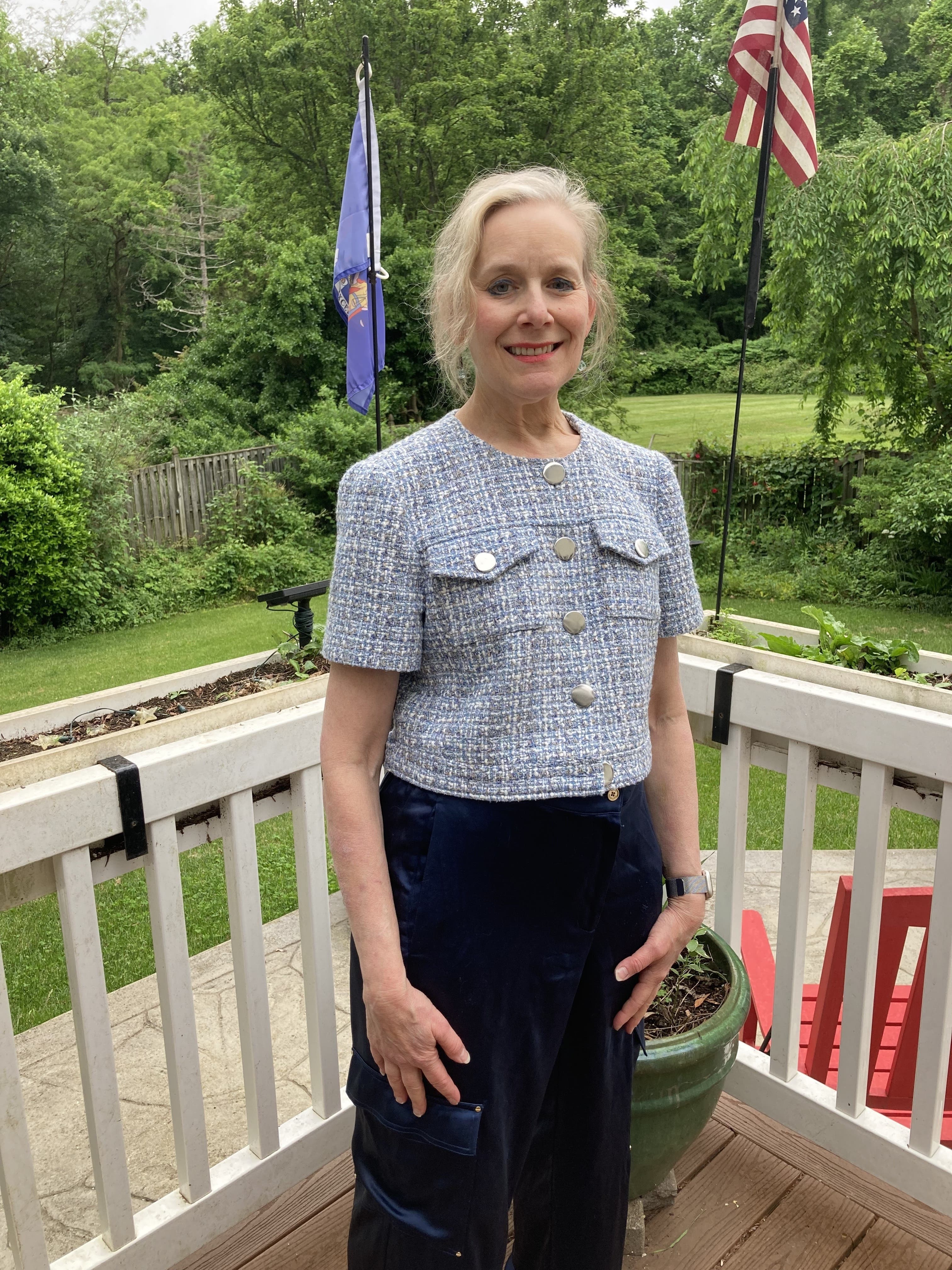 Fifth Avenue Short Sleeve Tweed Jacket – THE TOÉ