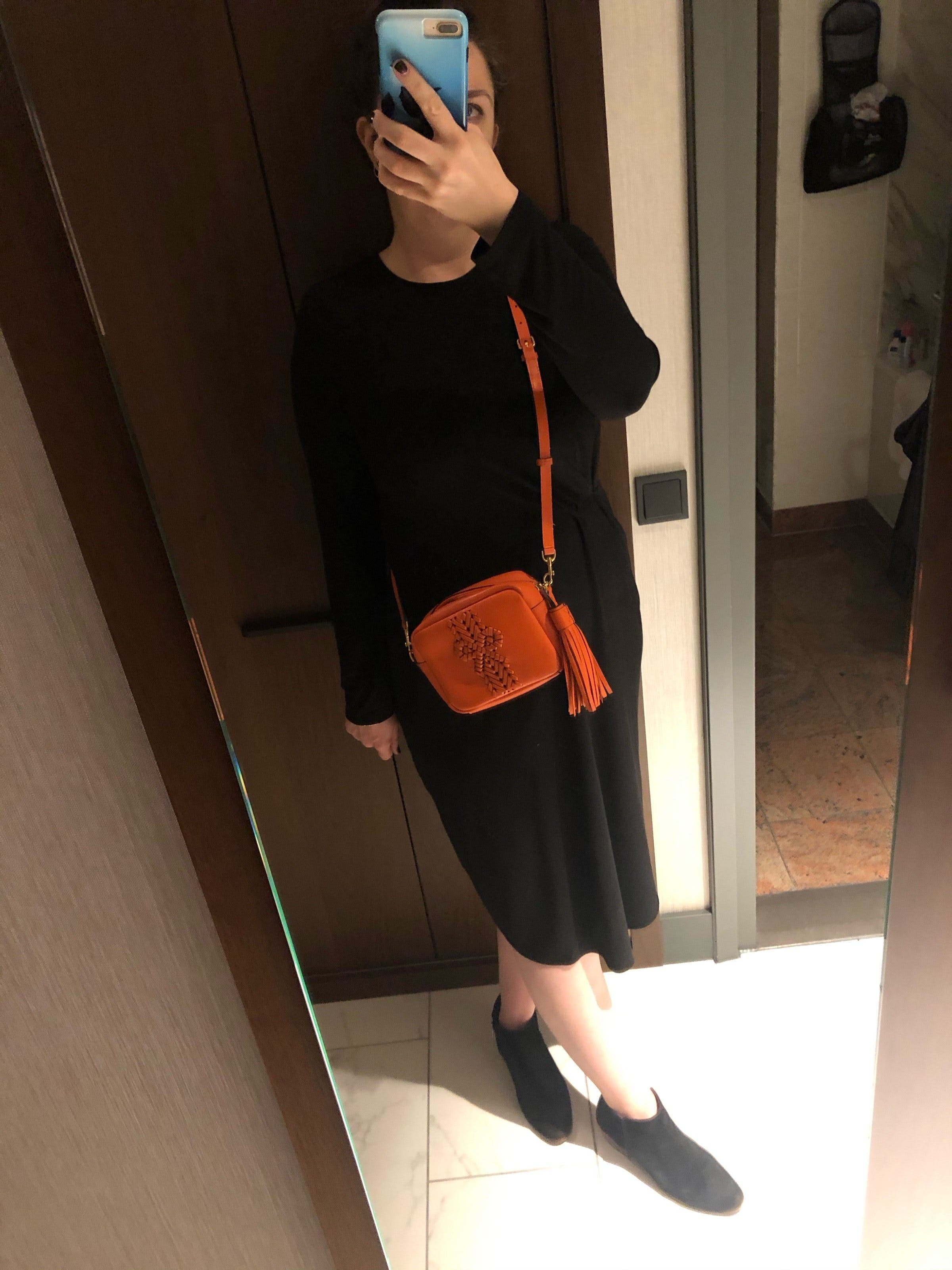 Carmine Tassel Neeson Crossbody Bag by Anya Hindmarch | Rent the
