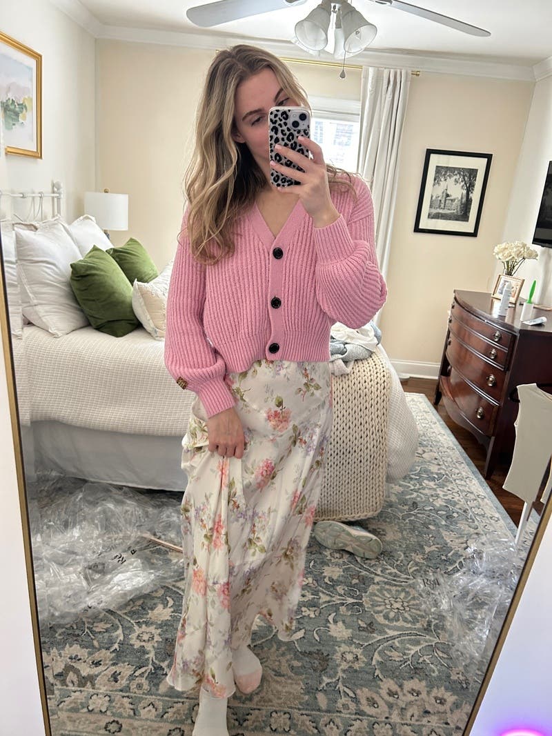 Booker Floral Skirt by LoveShackFancy | Rent the Runway