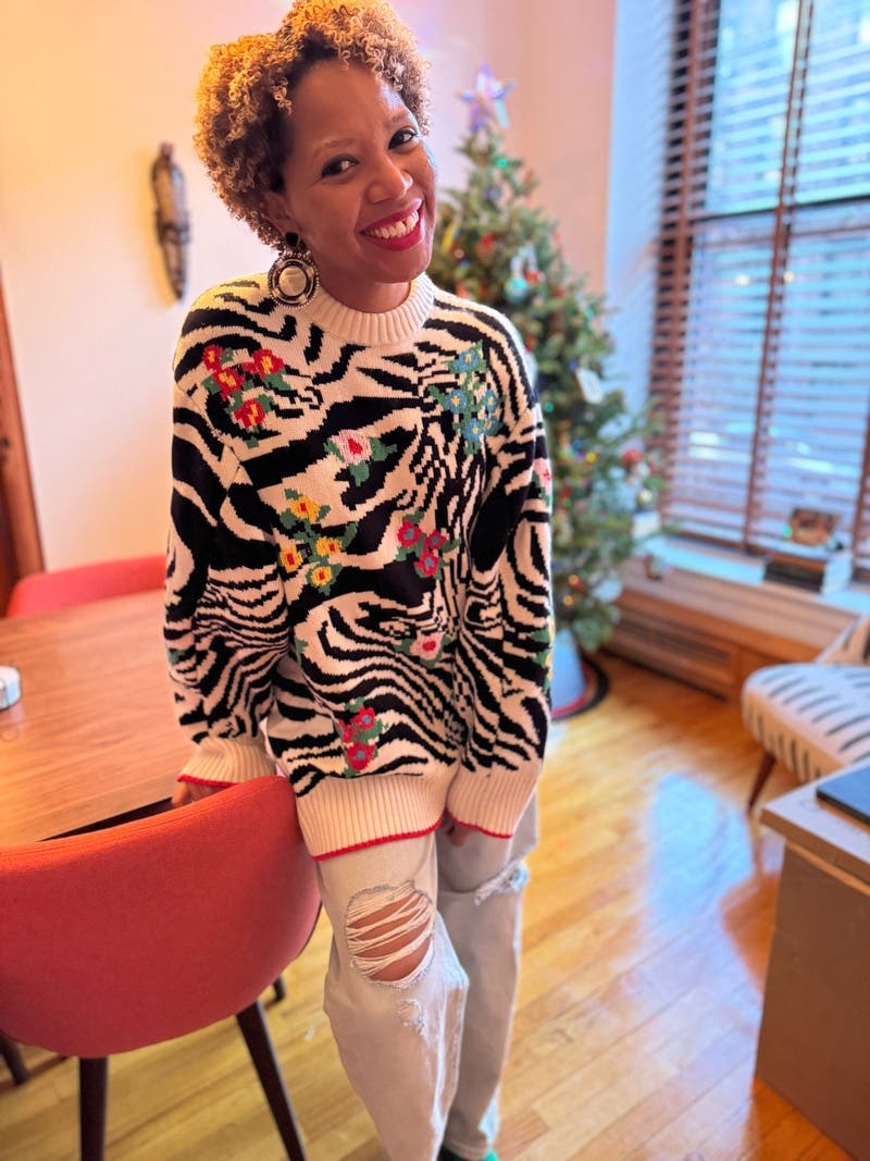 PHILOSOPHY di LORENZO SERAFINI 売れ筋商品|||フィロソフィーデロレンゾセラフィーニ ニット&セーター アウター レディース Sweaters Orange Animal Print Oversized Sweater by Philosophy di Lorenzo