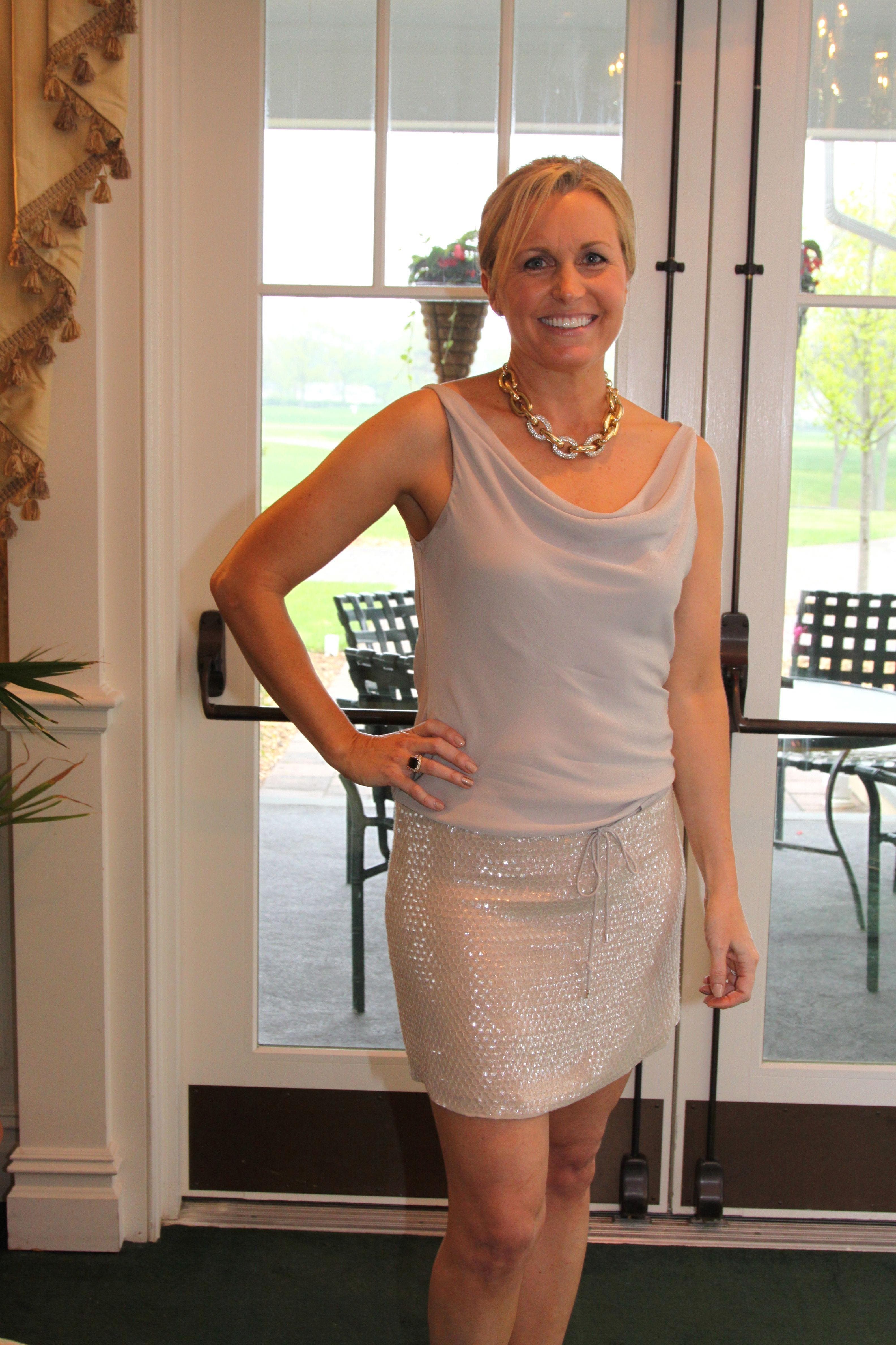 Tadd Sequin Skirt Dress by Diane von Furstenberg | Rent the