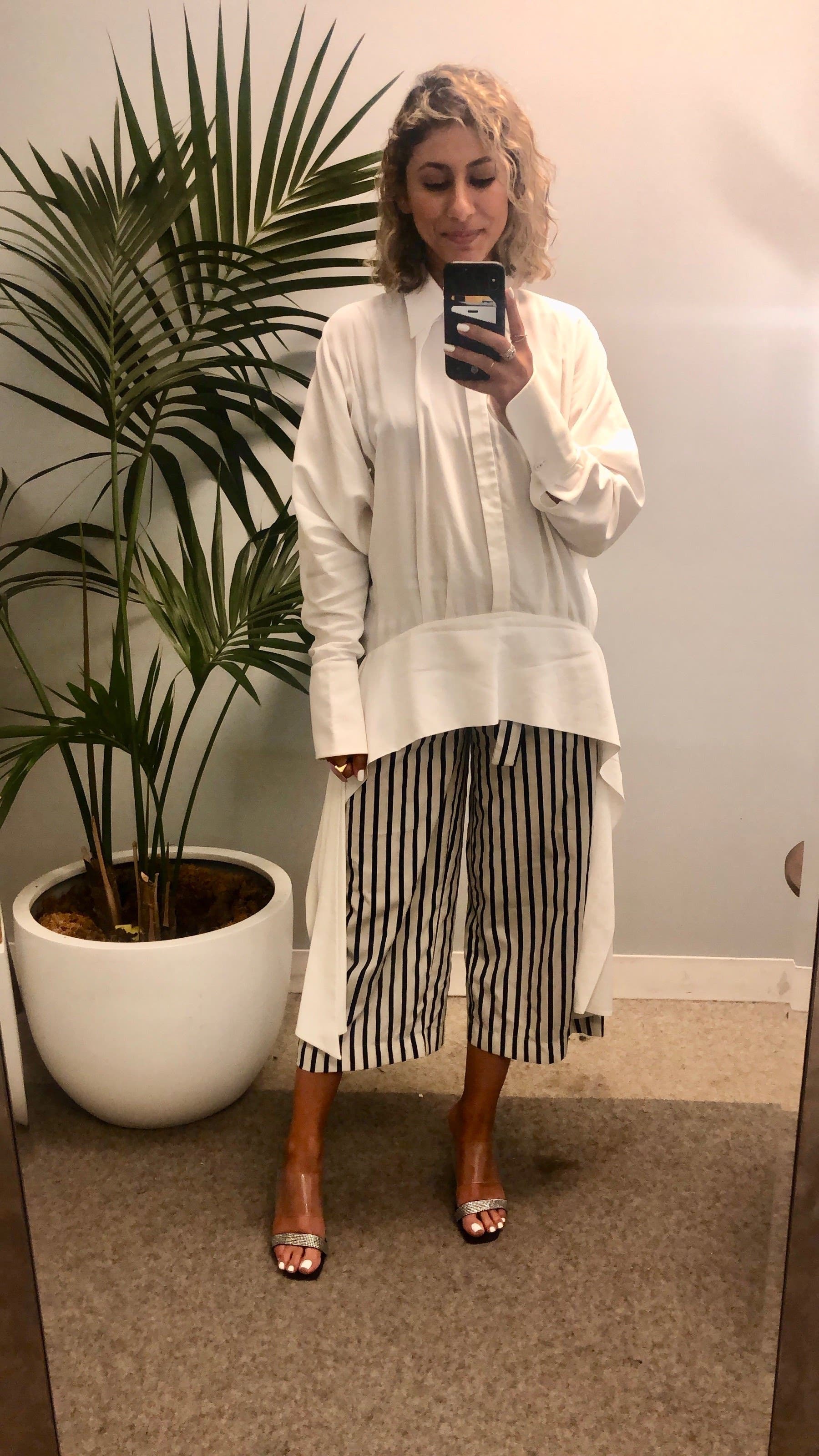 ＜関税込＞Victoria Beckham＊フロントギャザー ミディドレス GR 関税込＞Victoria Beckham＊フロントギャザー ミディドレス GR