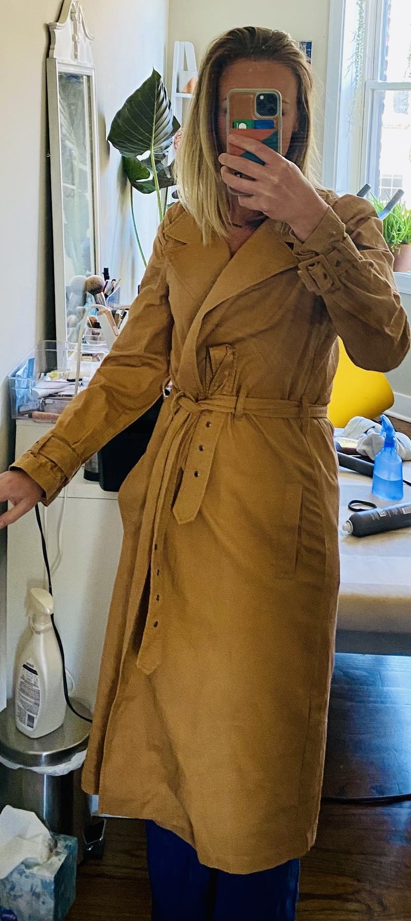 Brown Trench Coat by Love, Whit by Whitney Port | Rent the Runway