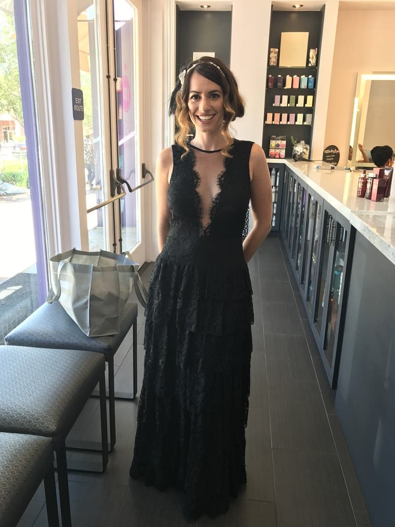 Nicole Miller ニコルミラーコレクション✨ストレッチドレス M 黒 Nicole Miller ニコルミラーコレクション✨ストレッチドレス M 黒