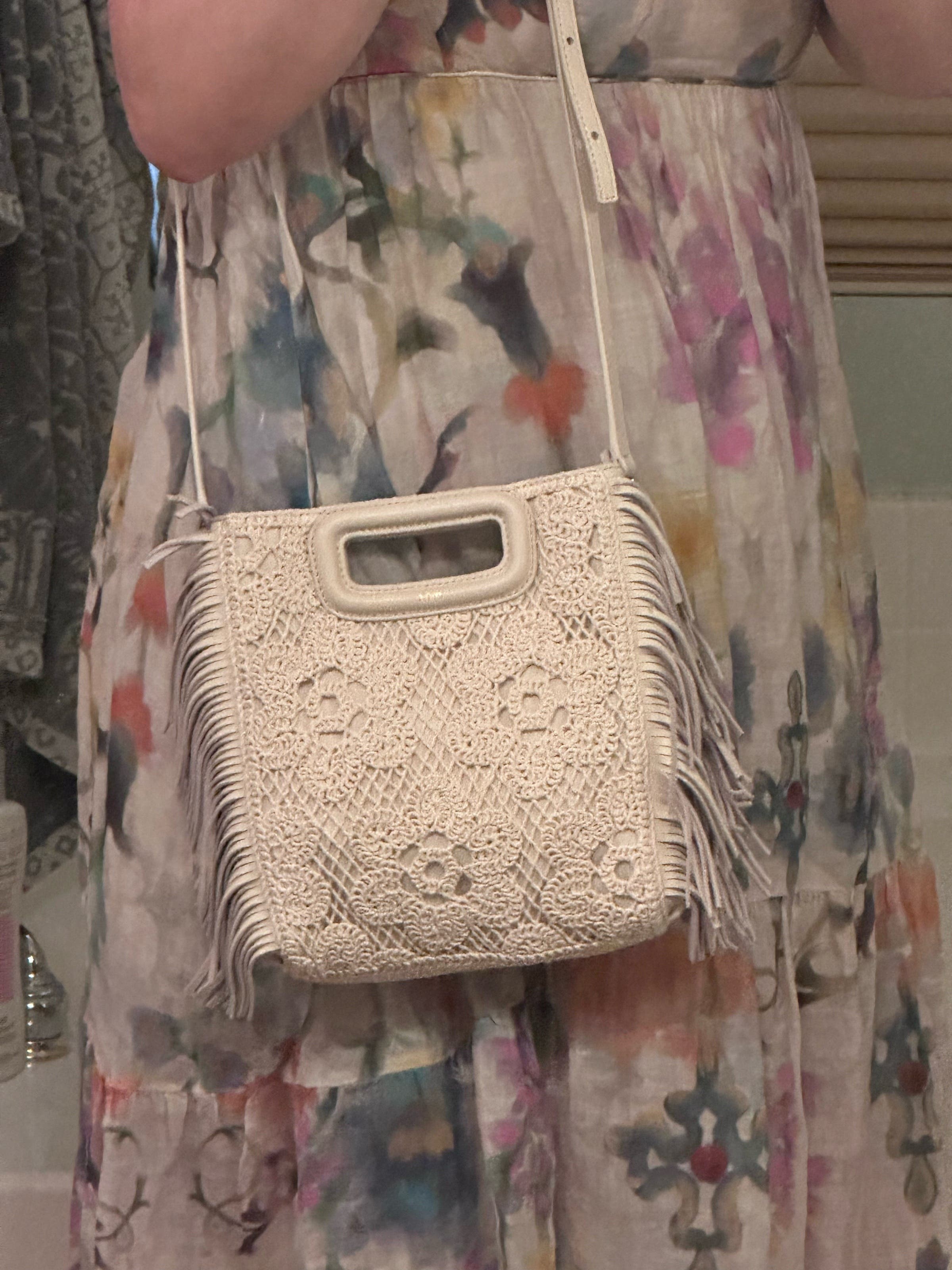 Crochet Sac Style Maje Crochet Knit M Bag By Maje Rent The Runway