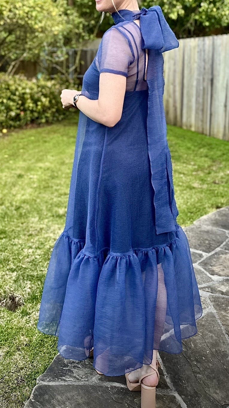 残り僅か！【STAUD】CALLUNA DRESS BLUE ROSE Staud Calluna Dress Blue Rose – Narcissus Gainesville