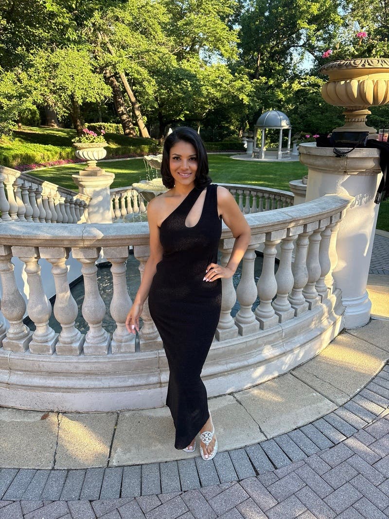 elle zeitoune one shoulder dress The Isabella One Shoulder Dress
