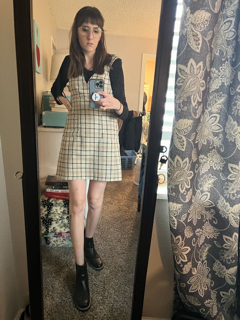 Checked Shift Dress by See by Chloé | Rent the Runway