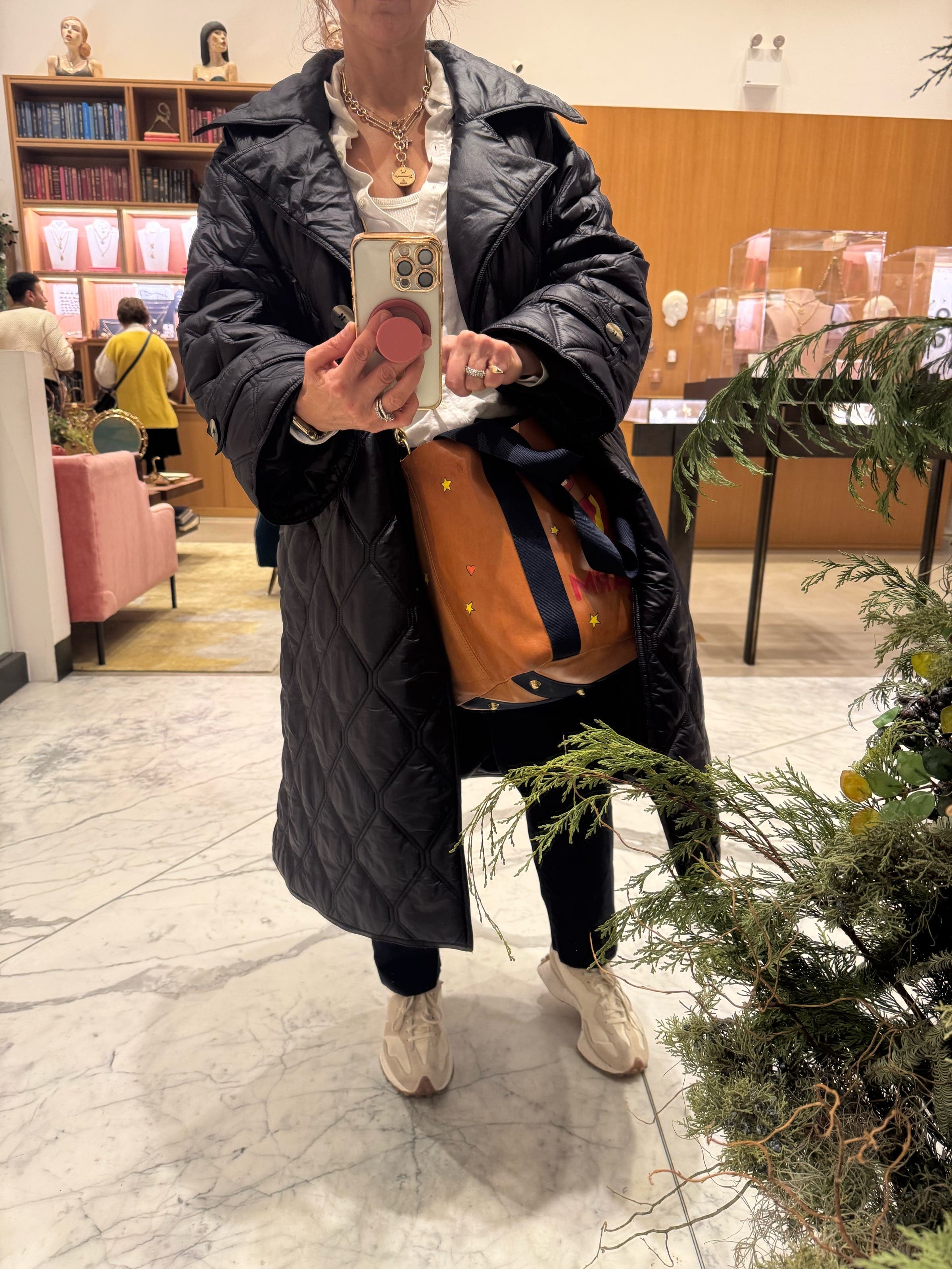 【関税＆送料込み】Ganni Quilted Coat With Contrasting Coll Black Ripstop Quilt Coat | GANNI US