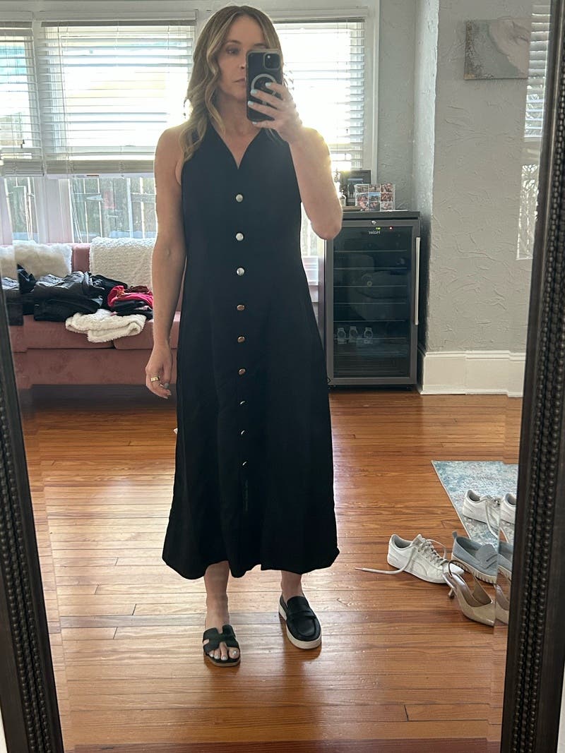 Rumbled Button Front Dress by Proenza Schouler White Label | Rent the Runway