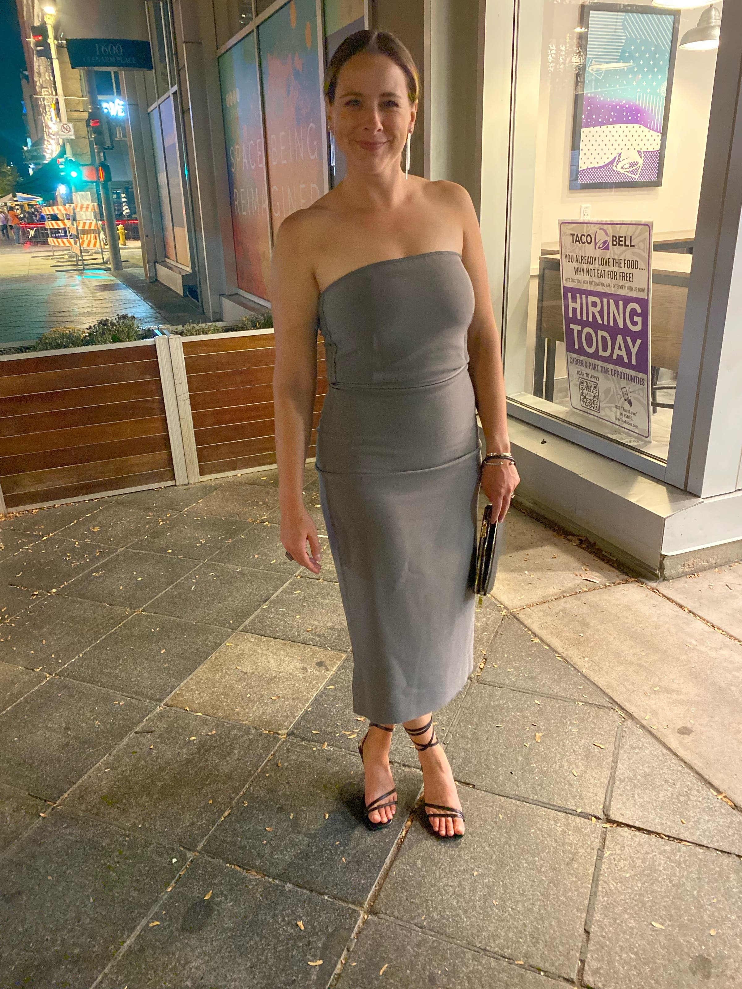 Grey Sierra Dress by Elizabeth and James | Rent the Runway