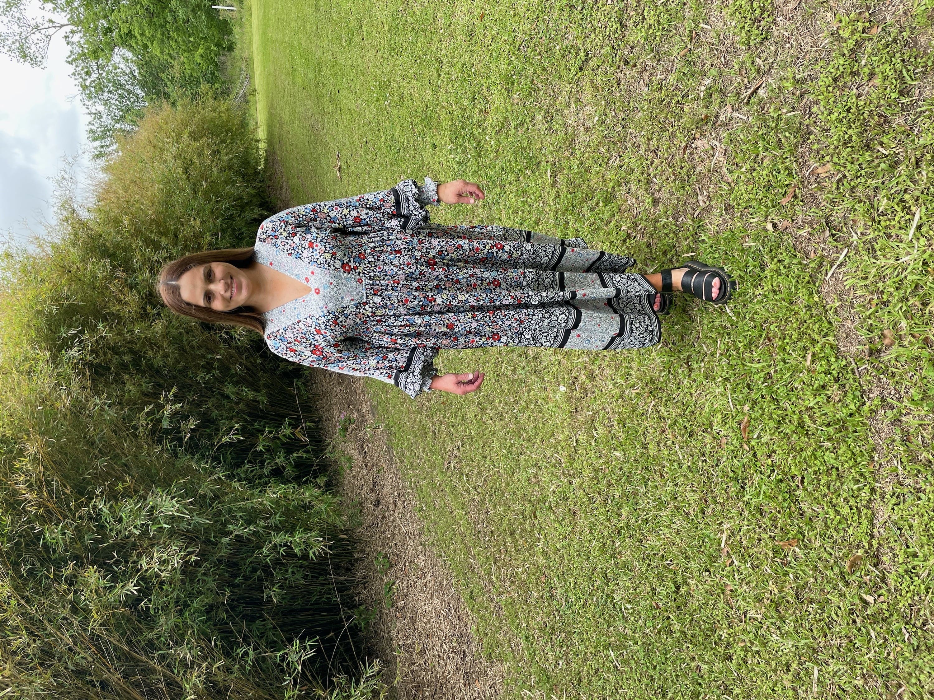 【関税込み】Chloe Dresses Chloe Maxi Dress - Orange Floral – Peppermayo US
