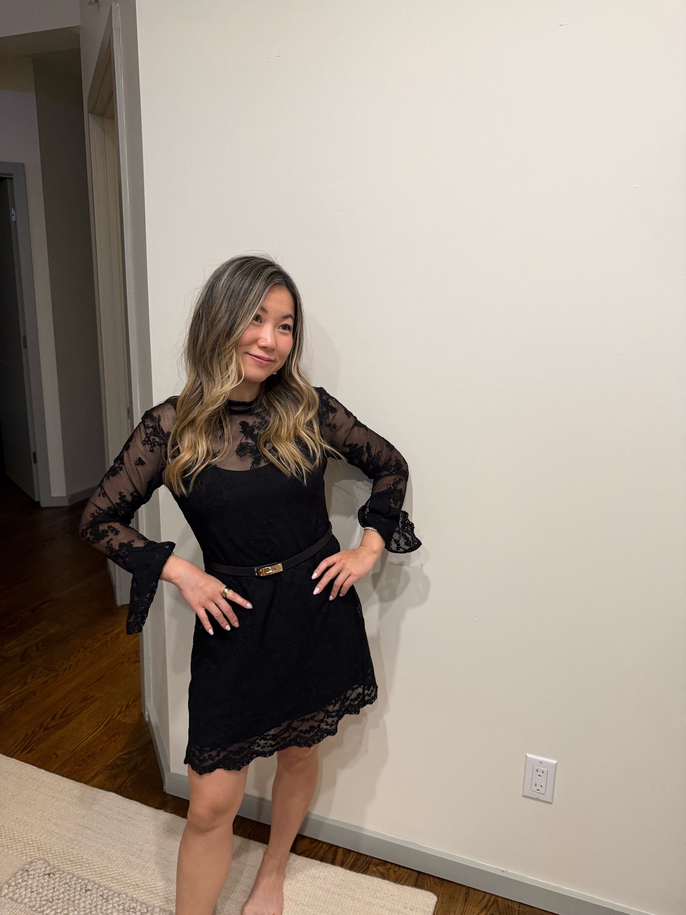 Turtleneck Lace Overlay Mini Dress by Jason Wu x RTR | Rent the Runway