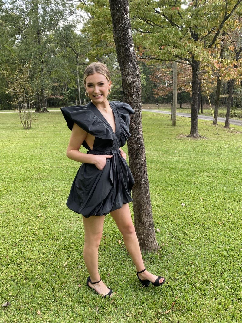 ミニスカート PHILOSOPHY DI LORENZO SERAFINI Black Deep V Mini Dress by Philosophy di Lorenzo Serafini