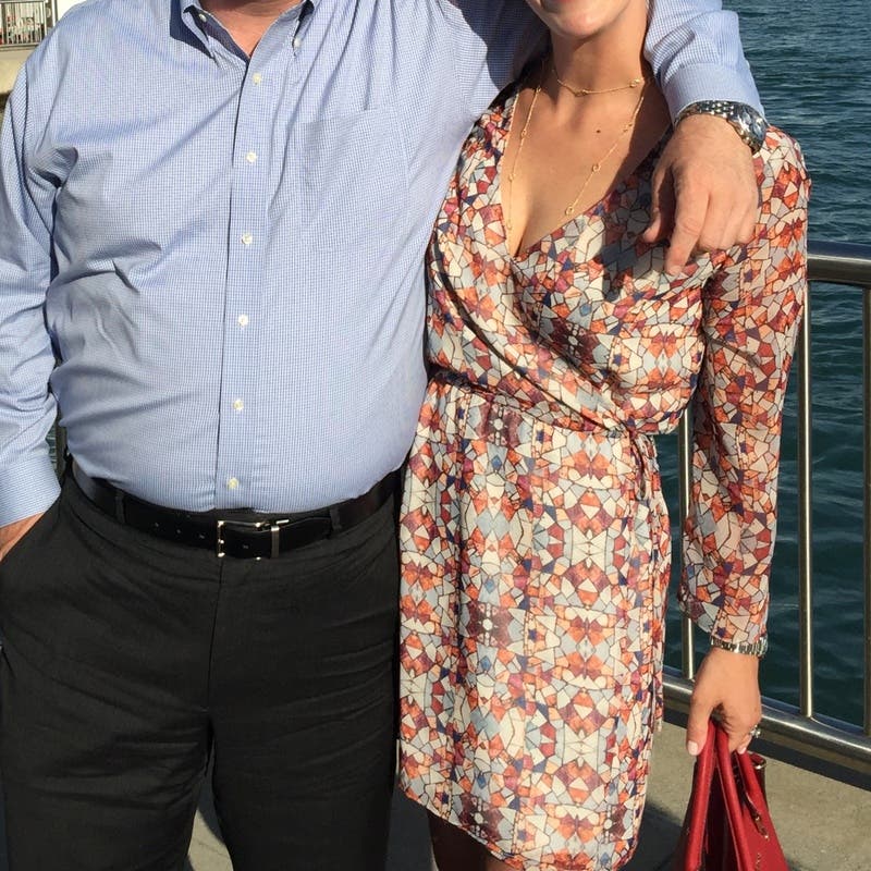 Stained Glass Wrap Dress By Waverly Grey Rent The Runway