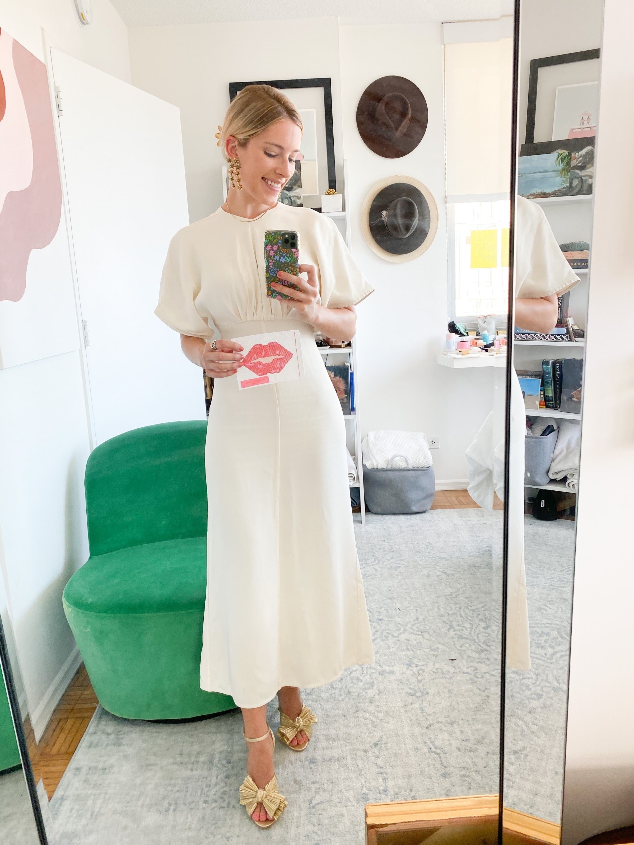 Batwing Midi Dress by Victoria Beckham | Rent the Runway