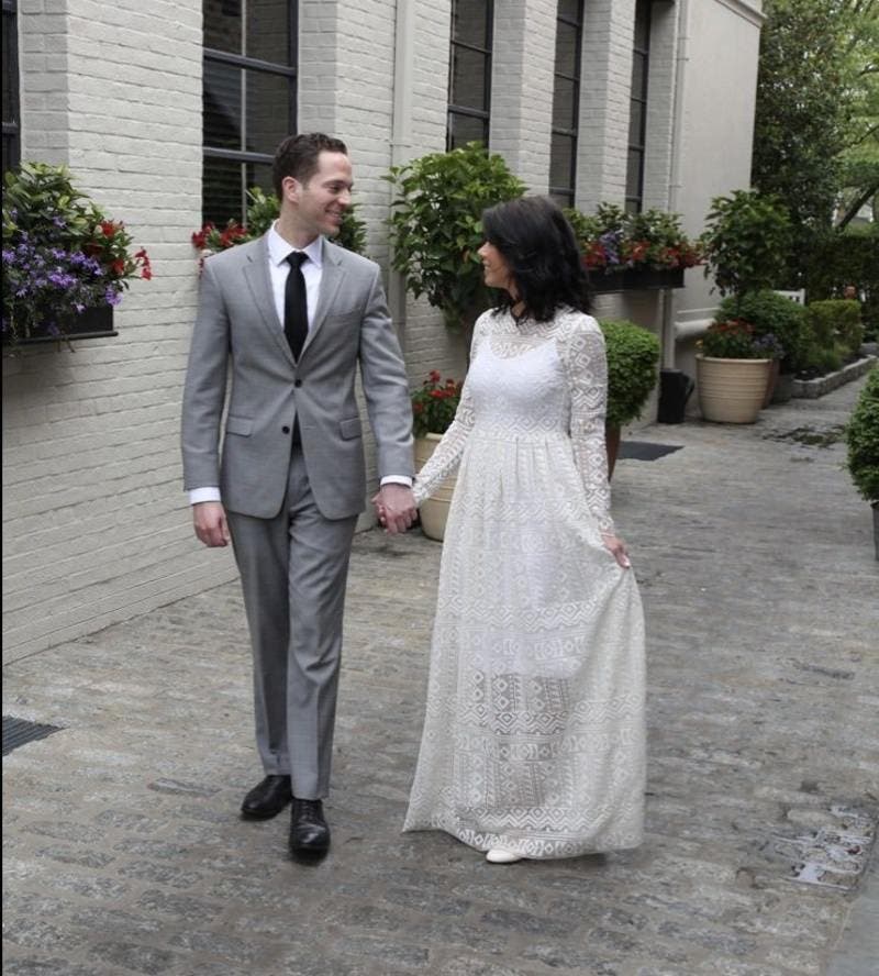 【週末限定価格】CHIEKO+ gown court 36 white White Angelic Lace Gown by Philosophy di Lorenzo Serafini | Rent