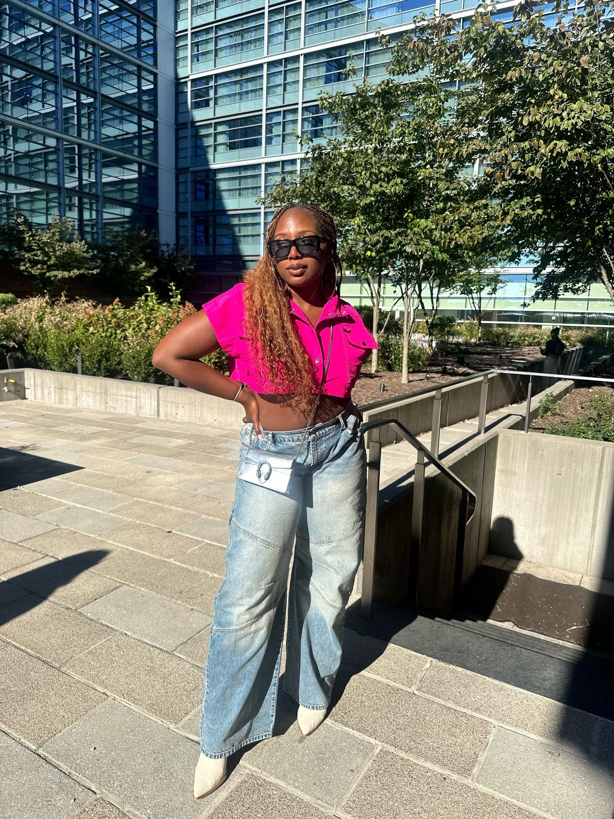 Utility Cropped Vest by LaQuan Smith | Rent the Runway