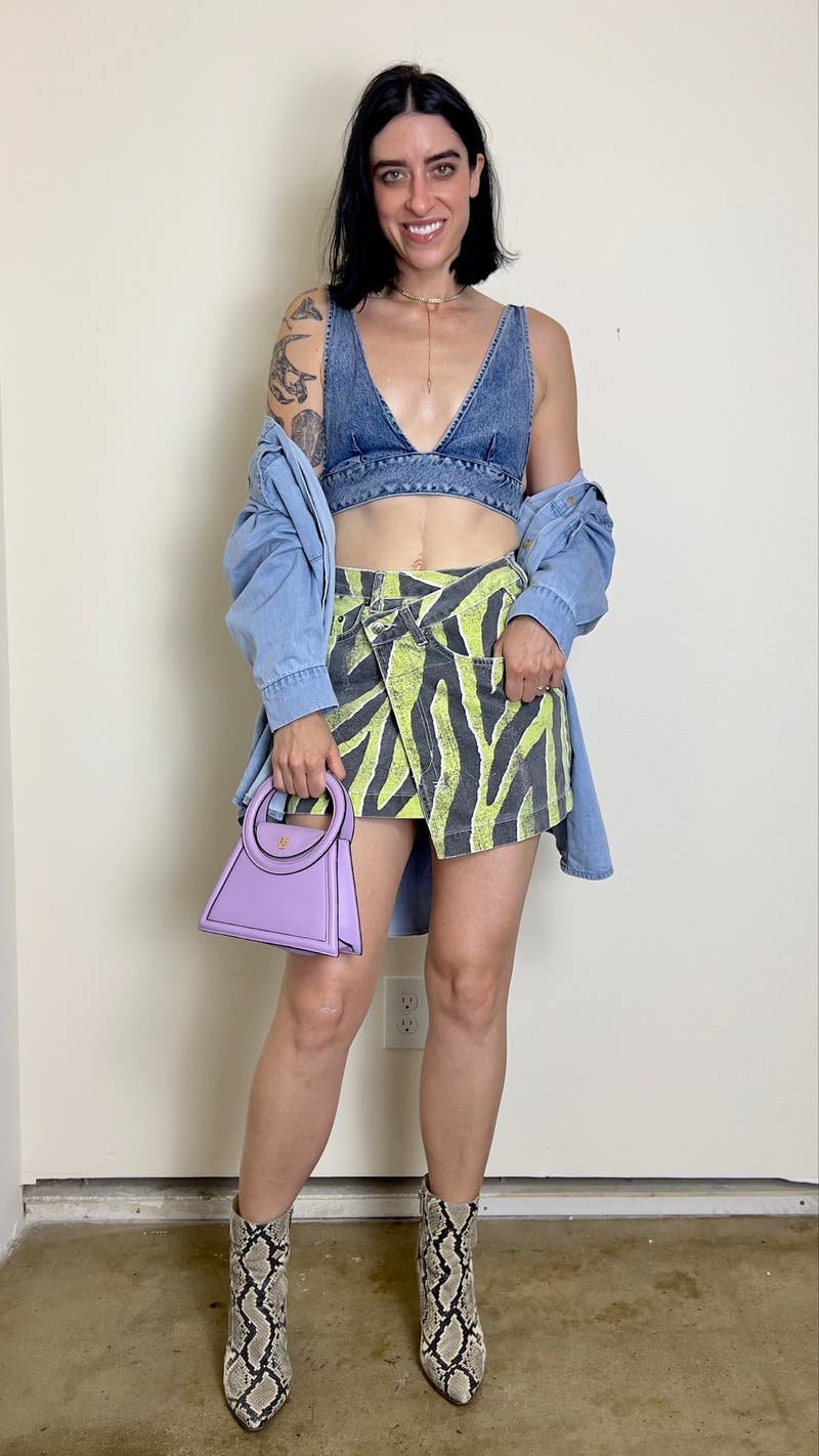 ⭐︎NUMBER （N）INE 2008ss BIRDS Rap Skirt ⭐︎NUMBER （N）INE 2008ss BIRDS Rap Skirt