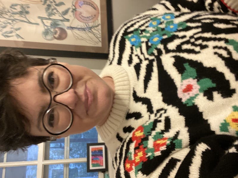 Animal Print Oversized Sweater by Philosophy di Lorenzo