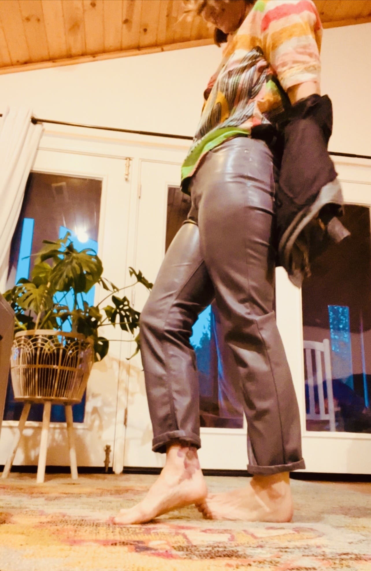 River Faux Leather Pants by SIMKHAI | Rent the Runway