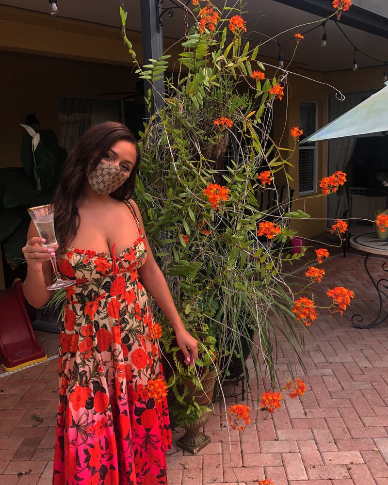 Ombre Amora Dress by DELFI Collective | Rent the Runway