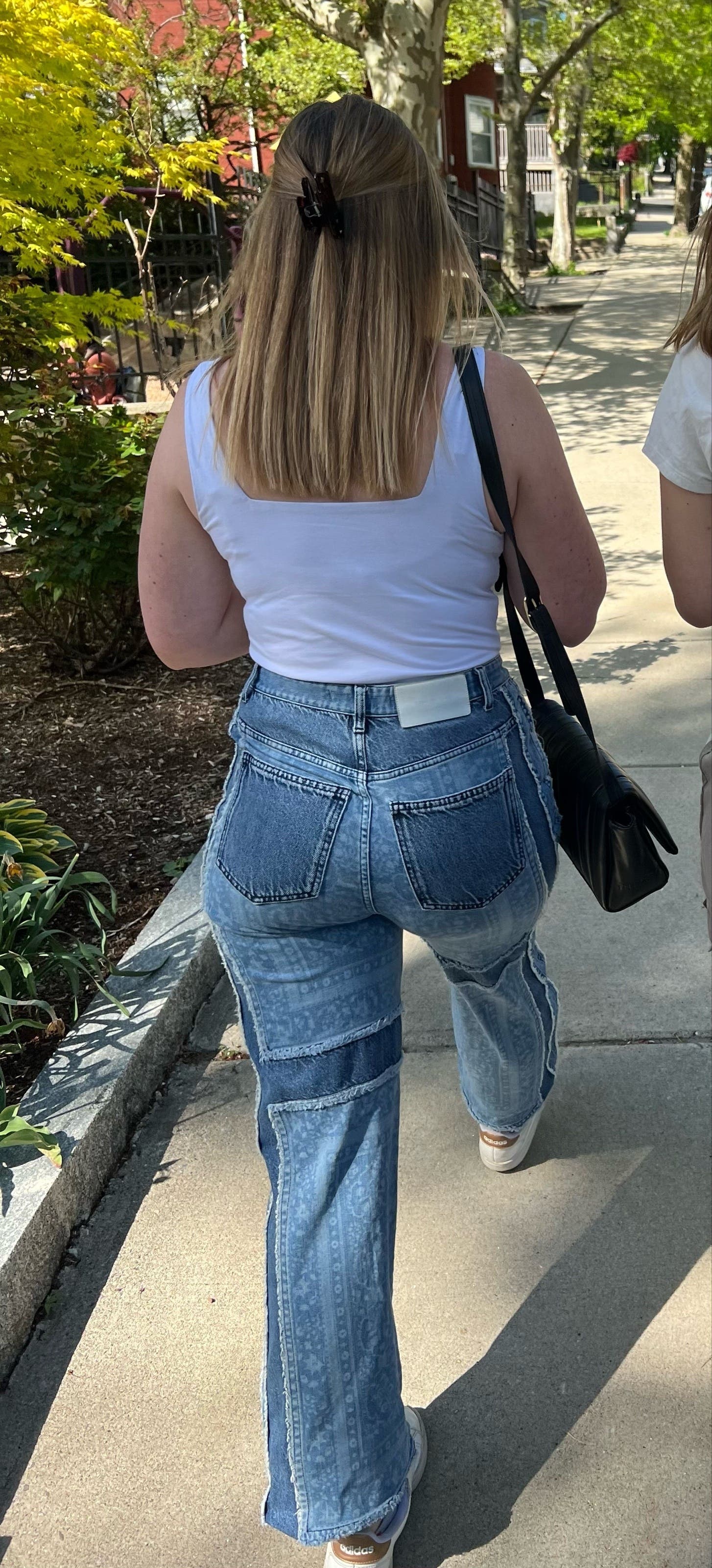 Denim Patch Carpenter Pants by SIMKHAI | Rent the Runway