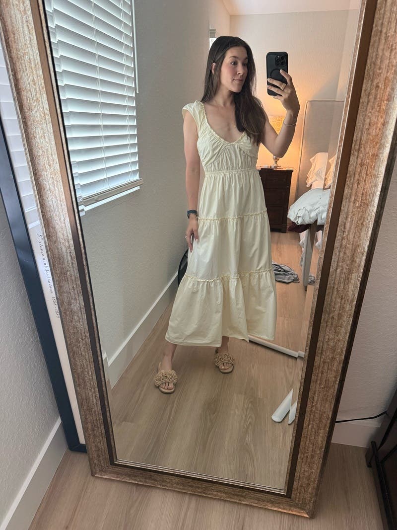 Tiered V-Neck Dress by Derek Lam 10 Crosby x RTR | Rent the Runway
